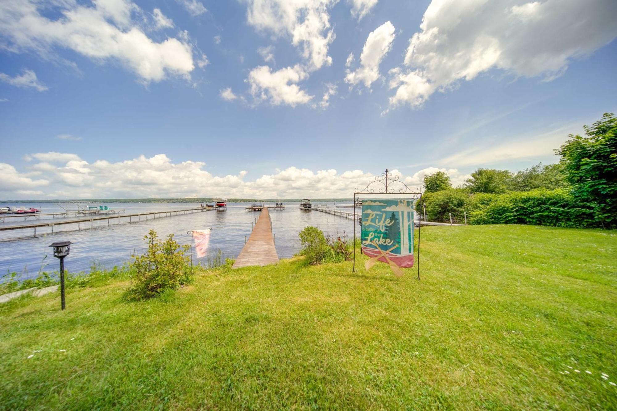Lakefront Mayville Cottage With Dock And Grill! Exterior foto