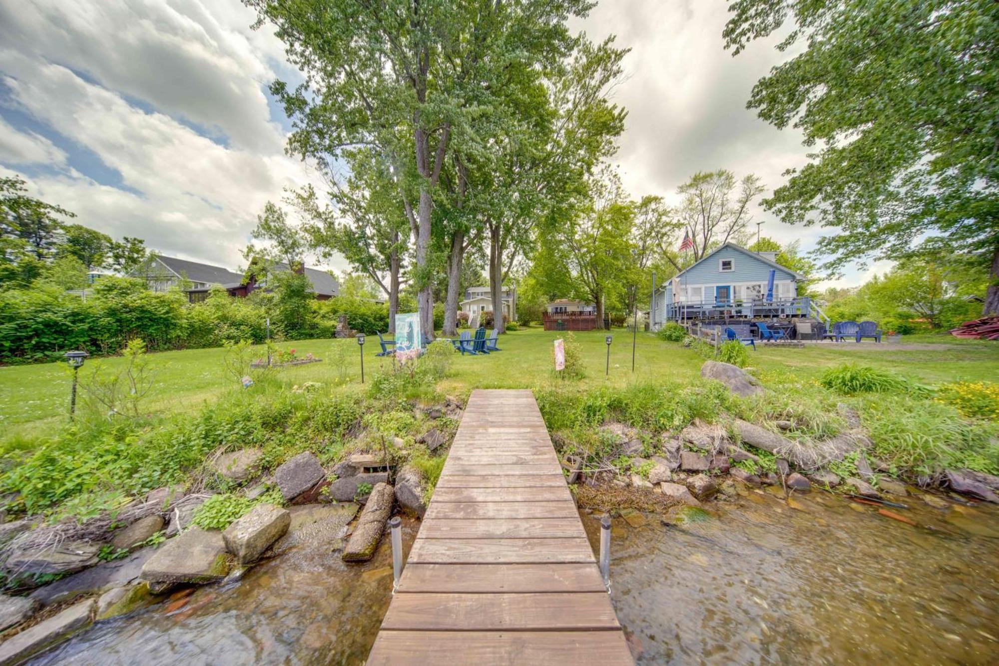 Lakefront Mayville Cottage With Dock And Grill! Exterior foto