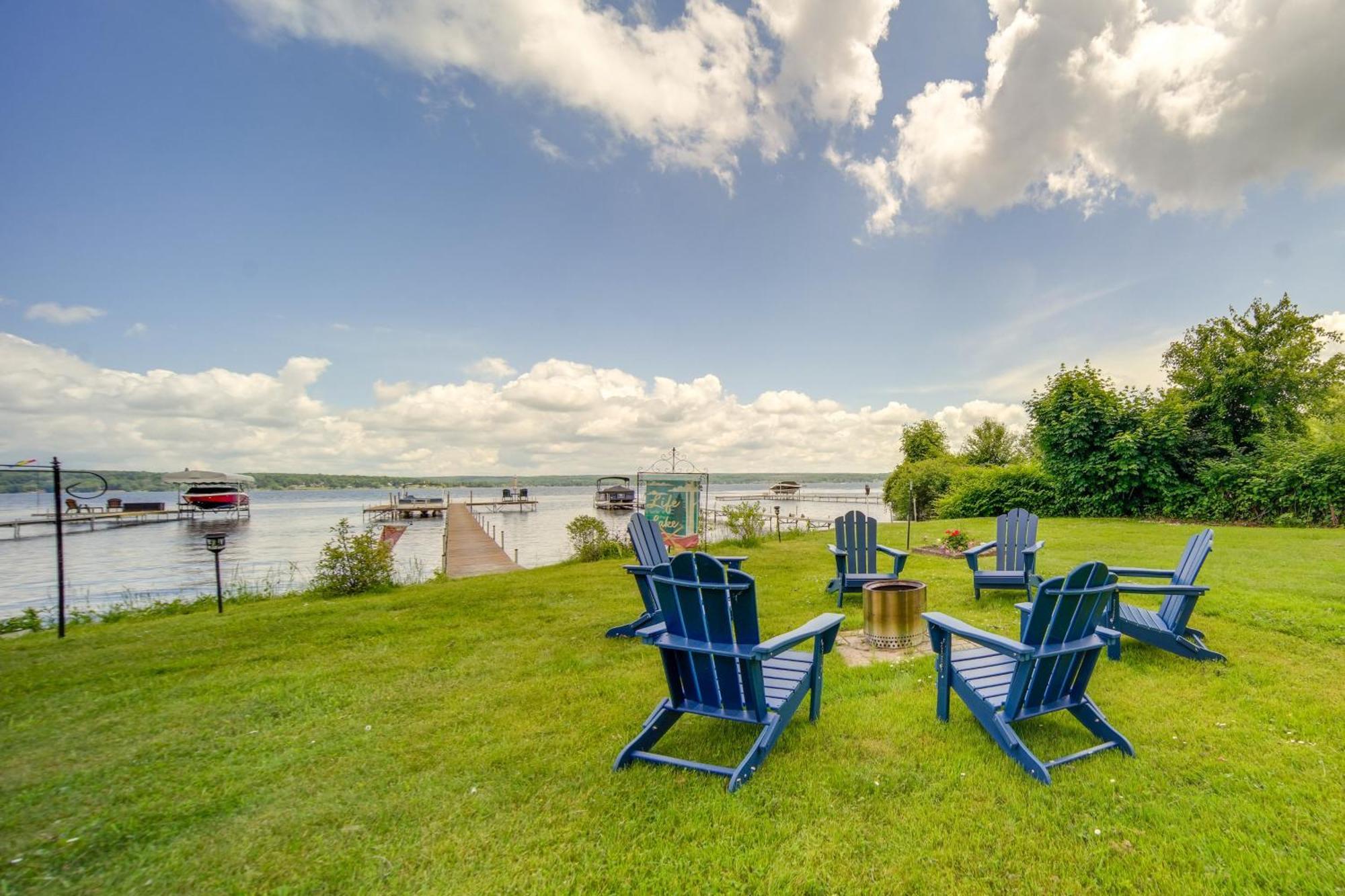 Lakefront Mayville Cottage With Dock And Grill! Exterior foto